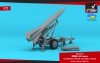 Armory Models 72432 MGM-52 Lance, US Tactical Ballistic Surface-to-Surface Missile on towed launcher 1/72